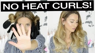 5 Minute No Heat Curls