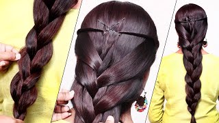 Stunning Loose Bridal Hairstyle |  Most Popular Bridal Hairstyle For Long Hair Girls | Tricky Hair