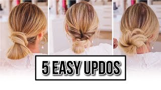 5 Quick And Easy Up-Do Hairstyles To Look Chic And Stylish In A Hurry (You Need To Try These!)