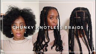 Chunky Knotless Braids With Curly Ends | Coi Leray Braids