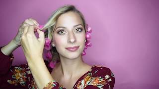 Spoolies Hair Curlers - Original Pink, How To Use, Heatless Curlers For Beautiful Healthy Hair