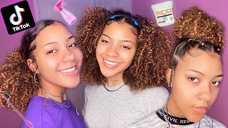 Trying Tiktok Curly Hairstyles For A Week! | Autumn Nycole