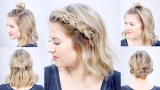 Five 1 Minute Super Easy Hairstyles | Milabu