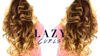 5-Minute Lazy Curls ★ Easy Waves Hairstyles