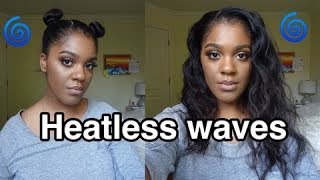 Heatless Waves On Relaxed Hair |Peggypeg_