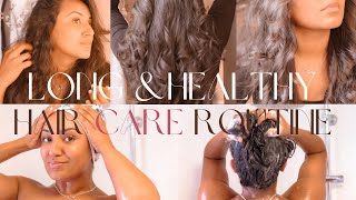 Long Hair Care Routine - Tips, Treatments And Growing Healthy Hair & Before & After Pics!!