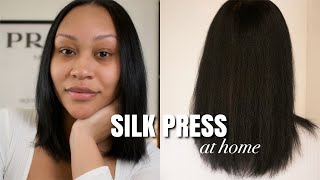 How To Silk Press Your Natural Hair At Home | Gabrielle Lafaye’