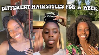 I Tried Different Curly Hairstyles For A Week | Shelltober Day 1