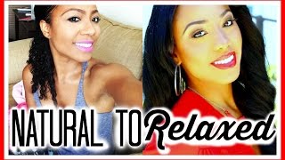 Natural To Relaxed Hair & Why I Did It