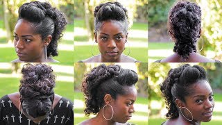 Simple Mohawk (Frohawk) Hairstyle (Relaxed Hair) (Tutorial)