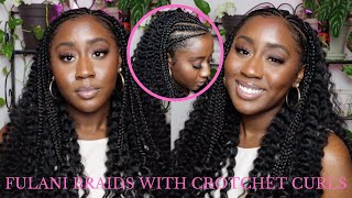 Fulani Braids With Crochet Curls (Trending Hairstyles) Protective Styles