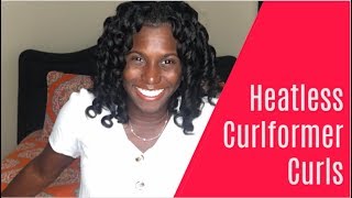 Heatless Curlformer Curls | Relaxed Hair Edition