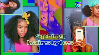 10 Easy Natural Curly Hairstyles For Spring/Summer 2021 ~ Trendy, Braids, Indie, Retro, Creative