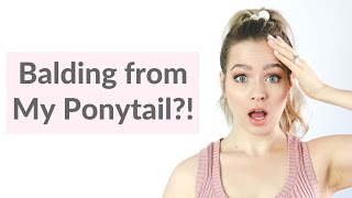 Hairline Saving Ponytail Hack! No More Thinning Or Balding