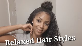 My Favorite Relaxed Hair Styles