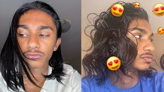 How To Do Curls Without Heat Overnight || Doing Heatless Curls On Myself  || Jay Legend