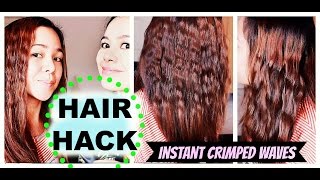 Hair Hack- Instant Crimped Waves In Seconds-Does It Work? Is It Worth A Try?-Beautyklove