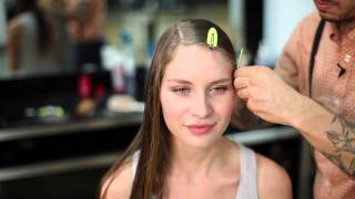How To Make Curly Hair Straight Without Straightening & Blow Drying : Braids & Hair Styling Tips