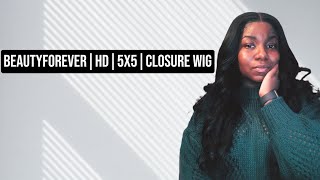 Diy Hd Closure Install| Beauty Forever Hair| Hd Clousre Wig