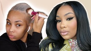 Full Lace Wig Install For Black Girls *Beginners Friendly* | Aaliyahjay