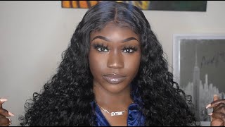 Must Have | Deep Wave 6*6 Closure Wig Deep Parting Wig Review | Ft. Wiggins Hair (Glueless)