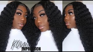 Easy Install + Full 4X4 Deep Wave Lace Closure Wig | Royal Impression Hair Store