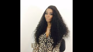 Upscale 100% Virgin Remi Human Hair Full Lace Wig Deep Wave 24" - Hairstyle21 - Amazon