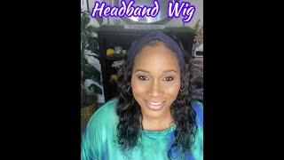 Easy Install Of The Body Wave 20 Inch Headband Wig