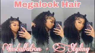 This Wig Was Very Full | Wand Curl On 13X4 Deep Curly Wig Ft Megalookhair | Assalaxx