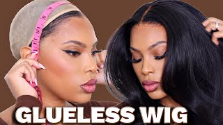 How To Maake A Glueless Wig ( Elastic Band Method)