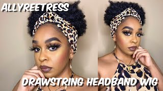 Afro Puff Drawstring Headband Wig | Allyreetress | Lindsay Erin