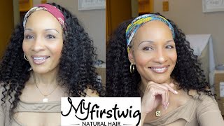 The Perfect Wig For Woman Over Fifty ‼️ Headband Wig | Ft Myfirstwig ‼️  Myfirstwig Headband Review