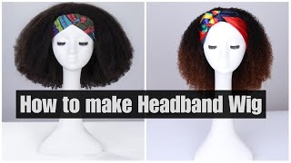 Diy Headband Wigs // How To Make Headband Wig // Headband Wig Tutorial