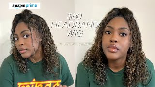 Making My Headband Wig Look Like My Real Hair | Styling And Dying My Hair In Under 10 Minutes