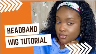 How To Fix Headband | Easy Headband Wig Tutorial #Headbandwig #Headband #Wigtutorials #Wig
