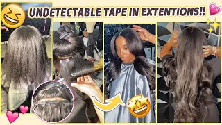 The Truth About Tape In Extension On Short Natural Hair | Easy Install & Remove #Elfinhair