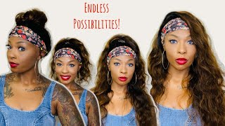 Gorgeous Headband Wig 1 Minute Install No Glue No Sew-In Ft. Donmily Hair