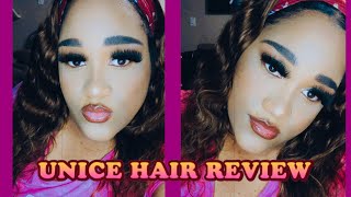 Unice Headband Wig Review *Must Have* | Brown And Blonde Wig | Best Body Wave Wig Review