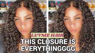 Invisible Lace 5X5 Closure Wig, The Easiest Wig To Install Ft. Luvme Hair