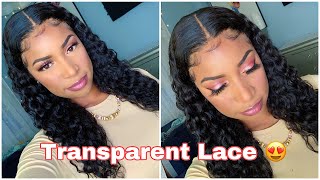 Affordable Water Wave Lace Front Wig  |Transparent Lace Wig Install | Eayon Hair