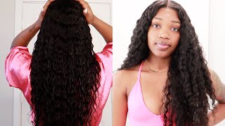 Every Girls Must Have This 26 Inch Deep Wave Lace Frontal Wig Ft Alipearl Hair