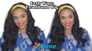 New Synthetic Body Wave Headband Wig | Beyond Beauty | Amazon Prime Wig
