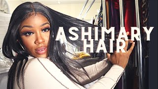 25 Day Hair Review Ft. Ashimary | 26In Brazilian Straight 5X5 Lace Closure Wig | 180% Density