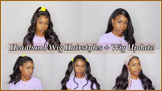 How To Style Body Wave Headband Wig + 3 Month Wig Update!