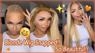 Try Our Affordable Blonde Lace Wig? Finest 13X4 Lace Frontal Wig Transform #Elfinhair Review
