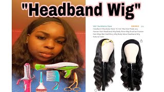 16 Inch Body Wave Headband Wig From Amazon Ft Aiterina Store