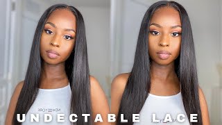 What Lace?!  | Undectable Invisible Lace 5X5 Closure Install | Luvme Hair