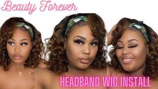 This Amazon Headband Wig Is A Must!| Ft Beauty Forever Hair