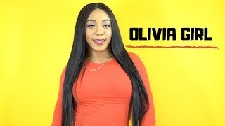 Bohemian Brazilian Secret Human Hair Blend Soft Swiss Lace Wig - Hbw Olivia Girl --/Wigtypes.Com