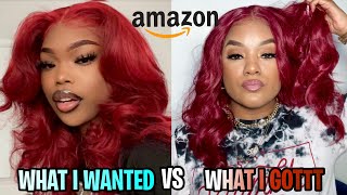$50 Andria Affordable Amazon Wig ….What I Wanted Vs What I Got